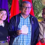 Felix Ruíz, presidente de la junta directiva de la Convención Bautista de Nicaragua durante un evento de la Federación de Iglesias Evangélicas Nicaragüenses (FIENIC) celebró una cena de gala en el Centro Cultural Tino López Guerra