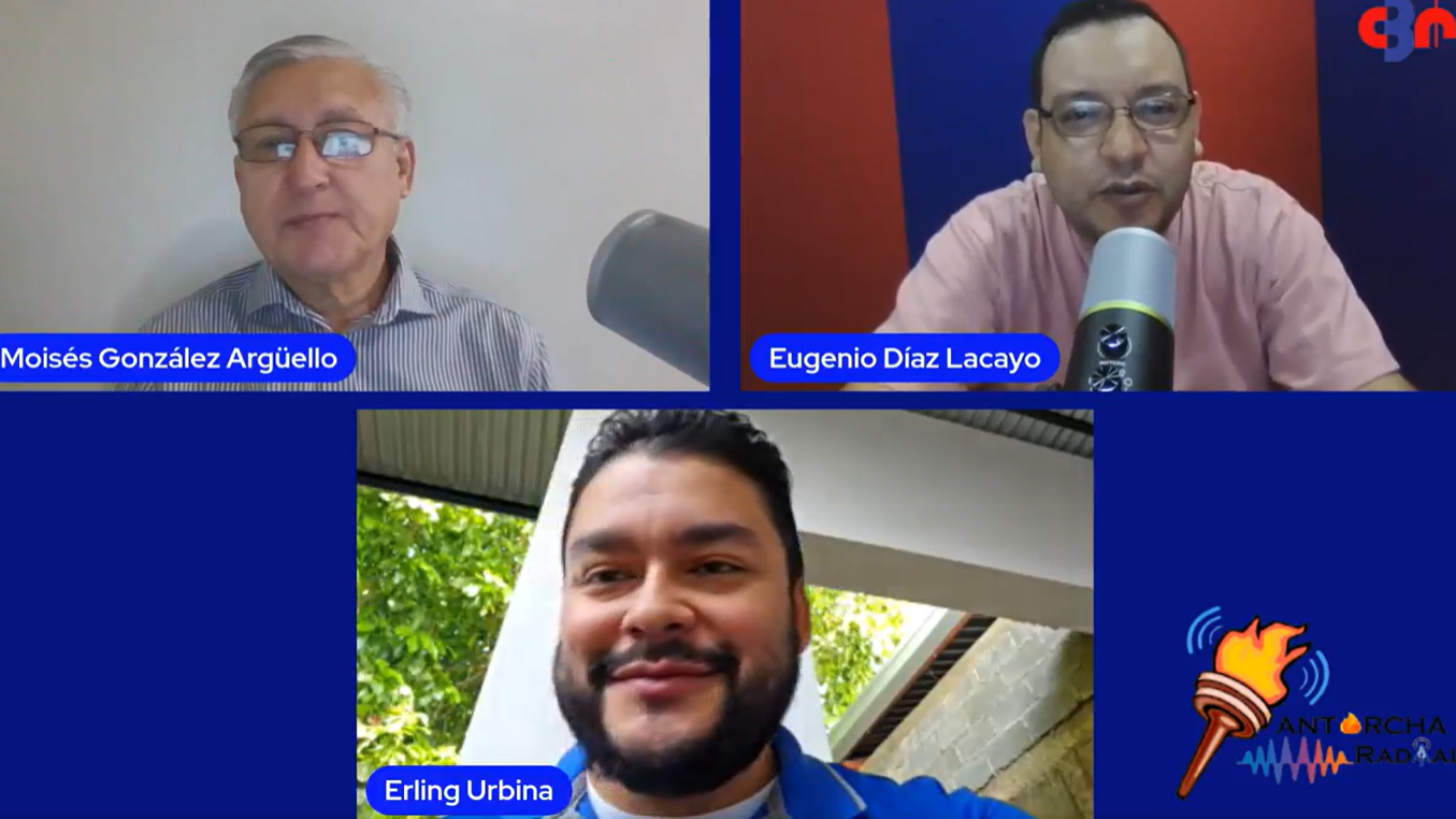 Los conductores del programa Antorcha Radial de la Convención Bautista de Nicaragua
